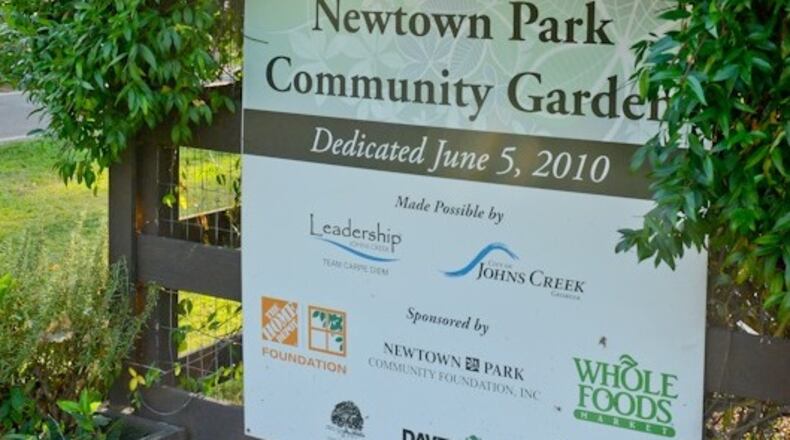 Johns Creek’s Community Garden at Newtown Park will open the application process for a chance to reserve a small garden plot Feb. 15 through March 15. (Courtesy City of Johns Creek)