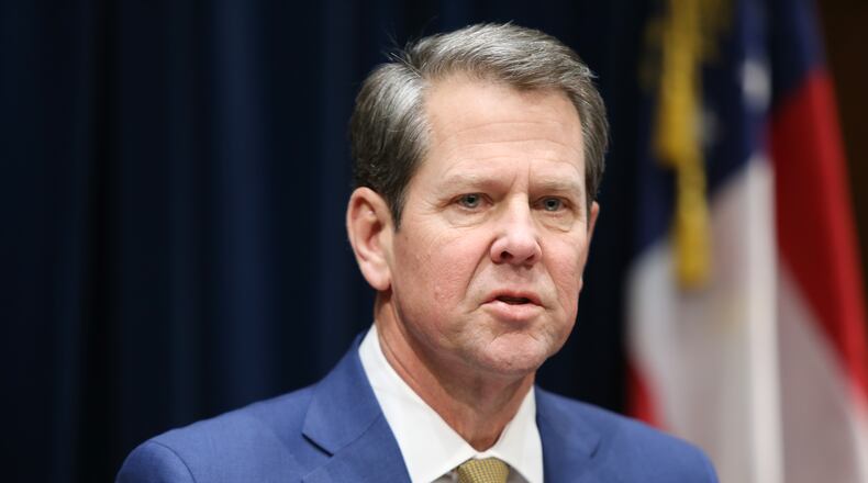 Gov. Brian Kemp. EMILY HANEY, emily.haney@ajc.com