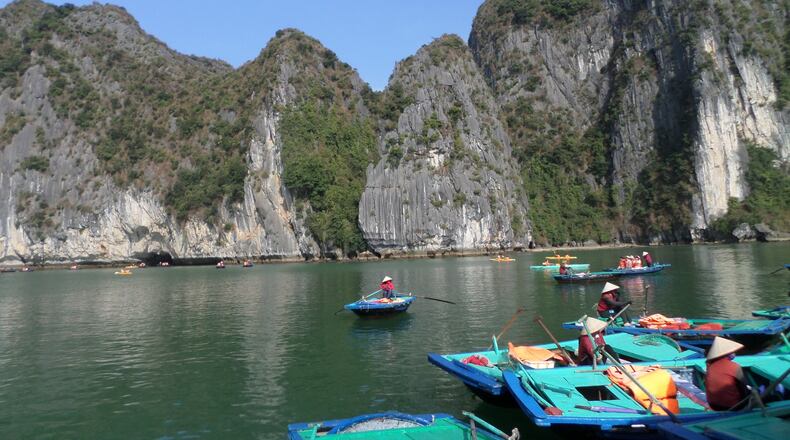 In February 2019, Karyn Hudson of Atlanta traveled to Vietnam, visiting Saigon, Danang, Hanoi and HaLong Bay.“This is of a fishing village in the Ha Long Bay in northern Vietnam,” she wrote.