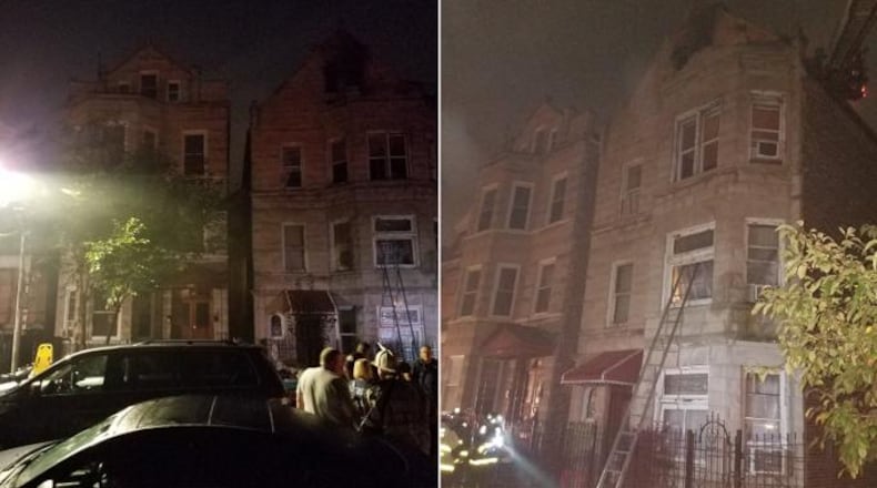 Eight people are dead, including six children, after a fire blazed through a Chicago home early Sunday.