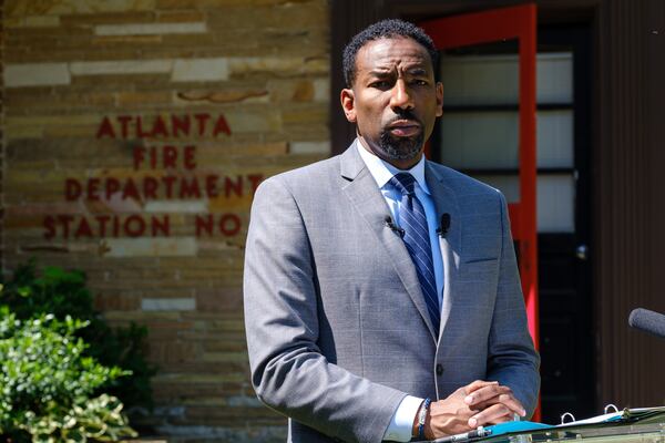 Atlanta Mayor Andre Dickens says the city wants to prioritize the continued use of the site — in whole or in part — for health care services.  (Arvin Temkar / arvin.temkar@ajc.com)