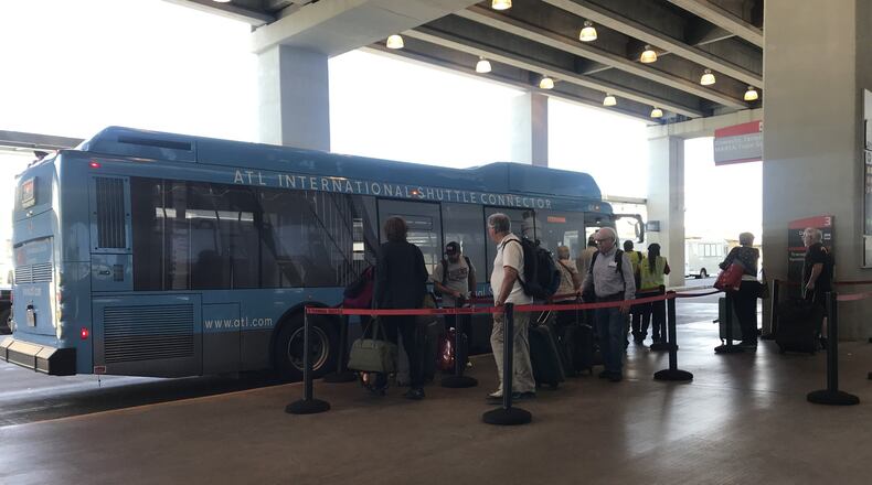 Terminal connector shuttle at Hartsfield-Jackson