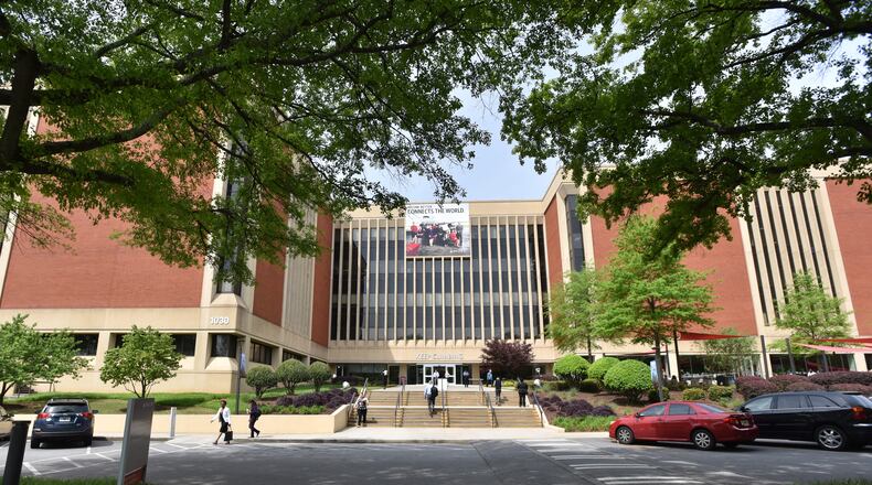 1030 building at Delta Air Lines headquarters in Atlanta. HYOSUB SHIN / HSHIN@AJC.COM