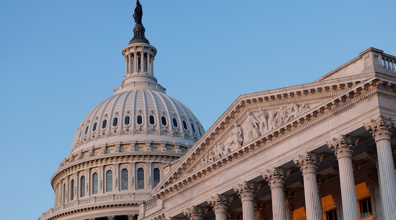 The U.S. Capitol at sunrise in September. (Anna Moneymaker/Getty Images/TNS)