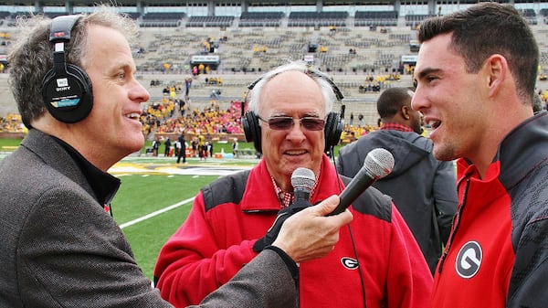 Loran Smith (center) has been working for the University of Georgia for six decades. (File)