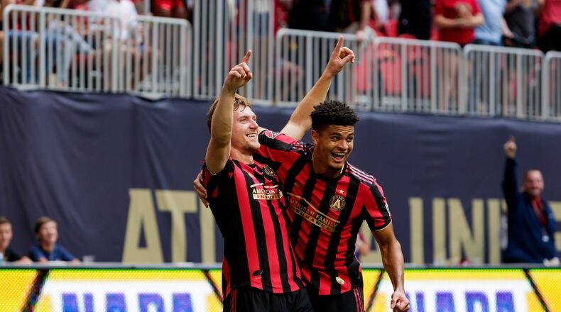 Photos from the match between Atlanta United and New England Revolution at Mercedes-Benz Stadium in Atlanta, Georgia, on Sunday October 6, 2019. (Photo by AJ Reynolds/Atlanta United)