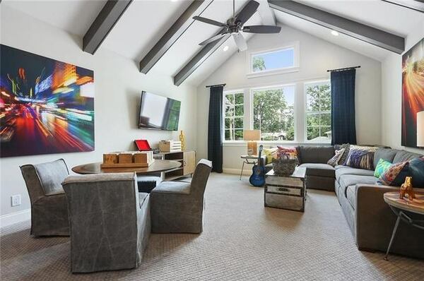 One of the private rooms could operate as a family room.