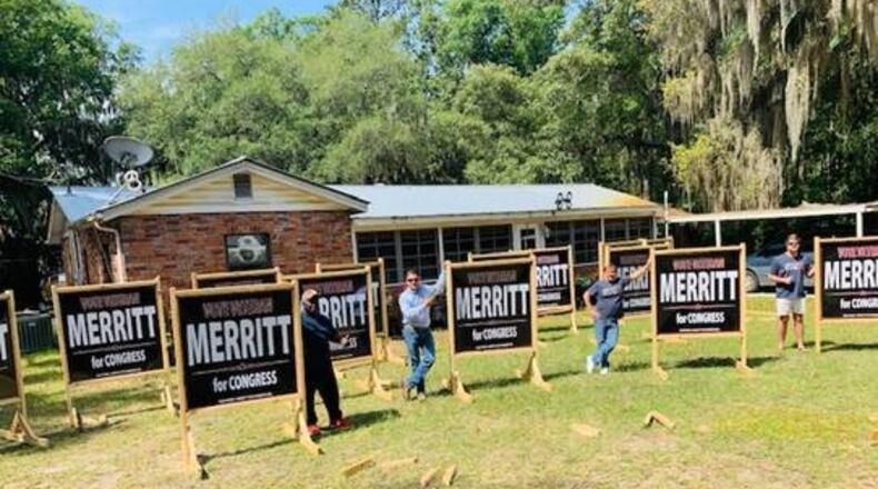 Danny Merritt, a Republican candidate for Georgia’s 1st Congressional seat, plans to visit all 19 counties in his district on the weekend leading up to Tuesday’s primary. Photo courtesy of the Merritt campaign.