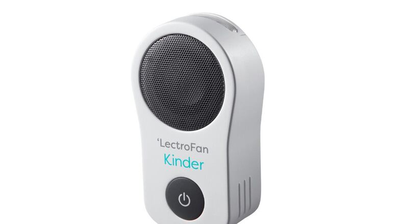 Adaptive Sound Technologies Inc. s LectroFan Kinder Bedtime Buddy is a smartphone- controlled sleeping device designed to produce sounds for a smooth sleeping environment for children. (Adaptive Sound Technologies Inc.)