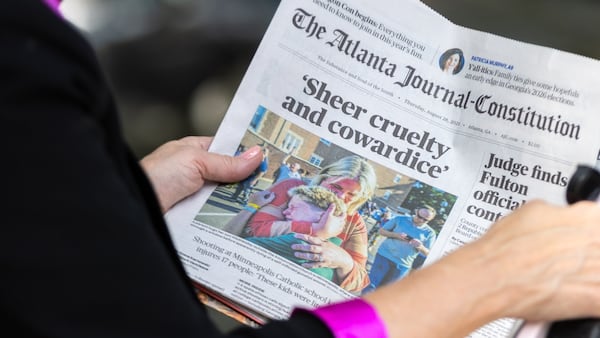 The Atlanta Journal-Constitution plans to end the publication of its print edition at the end of the year. (Arvin Temkar/AJC)