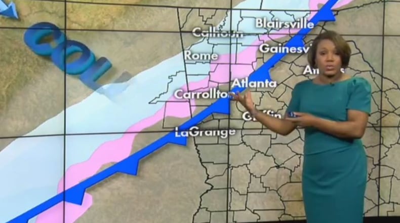 Channel 2 Action News meteorologist Eboni Deon said it is looking likely North Georgia will get wintry precipitation and some snow on Tuesday.
