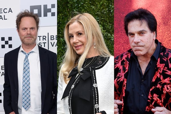 The ATL Comic Convention this weekend at the Georgia World Congress Center will feature 70 celebrities, including (from left) Rainn Wilson ("The Office"), Mira Sorvino ("Romy and Michelle's High School Reunion") and Lou Ferrigno ("The Incredible Hulk"). (File/AP)