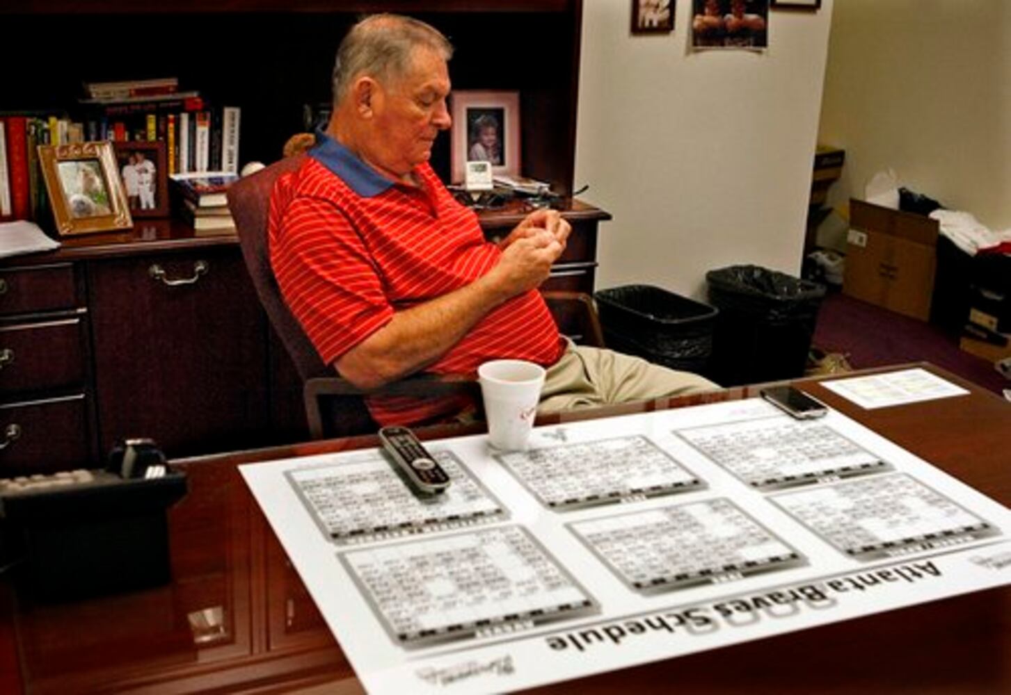 MLB Photos: Braves clean out their lockers