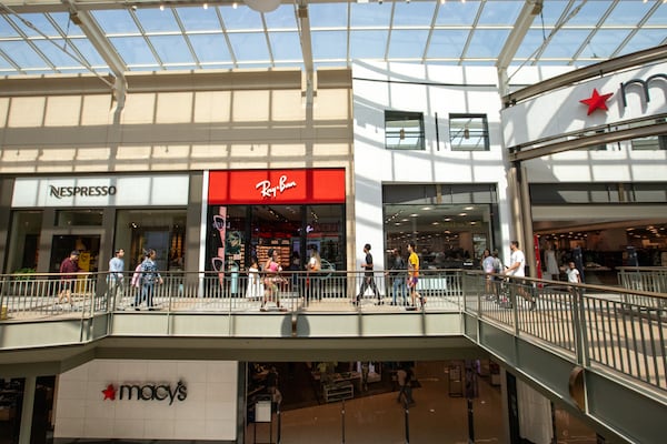 Ray-Ban is among the new shops at Lenox Square in Buckhead. (Jenni Girtman for the AJC)