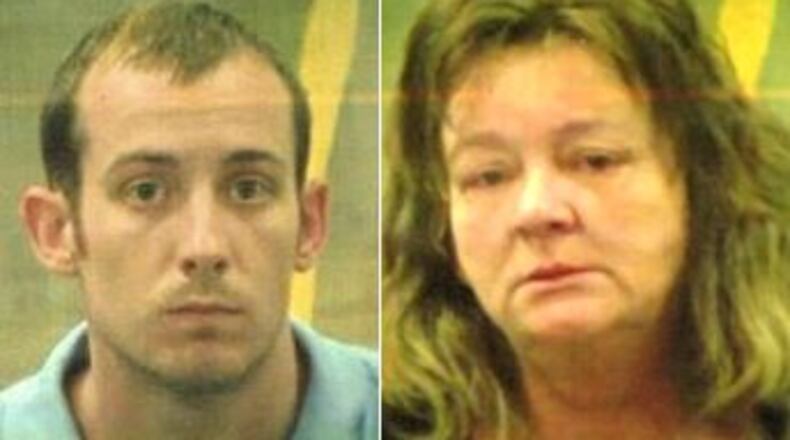 Joshua Gullat (left), Kathy Pence