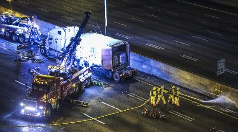 Barely two weeks after the I-85 fire and bridge collapse, a chemical spill in the wee hours of Monday blocked both sides of the Downtown Connector for hours. The spill, however, did not affect drinking water, the city says.