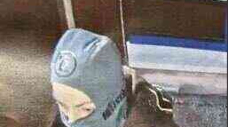 This photo provided by the Harvard University Police Department shows a person of interest in an explosion at the Harvard Medical School in Boston, on Saturday, Nov. 1, 2025. (Harvard University Police Department via AP)