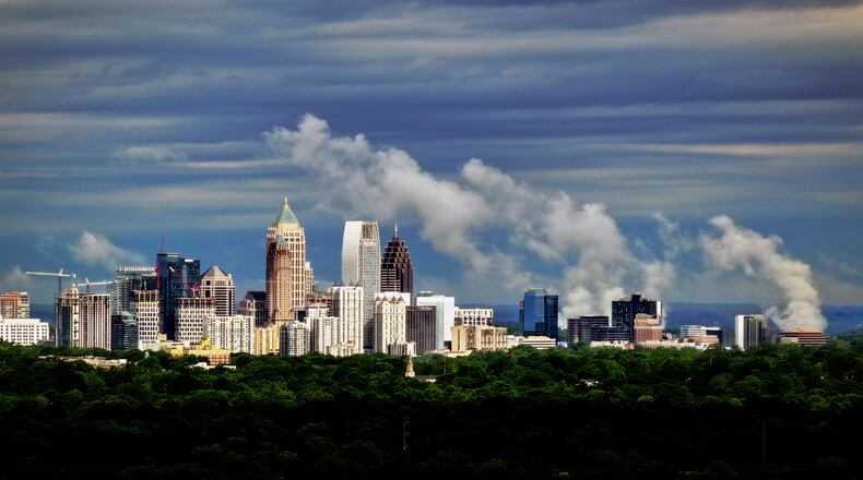 Partly cloudy skies are expected through the afternoon, though Deon said there will be plenty of sun. Atlanta will reach a high of 80 degrees by around 5 p.m.