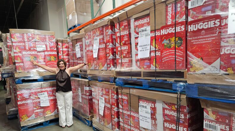 Jamie Lackey launched the nonprofit Helping Mamas 10 years ago to help families who needed diapers. Courtesy