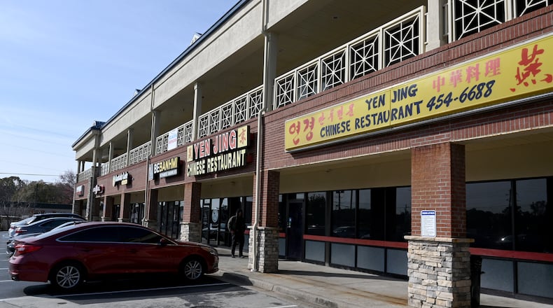 Once popular Chinese restaurant Yen Jing is still vacated after closing on Buford Highway in Doraville during the pandemic. Ching Hsia, the restaurant's owner, said Trump's tariff will only make it more difficult for Chinese restaurants to operate and sustain its business. (Hyosub Shin / AJC)