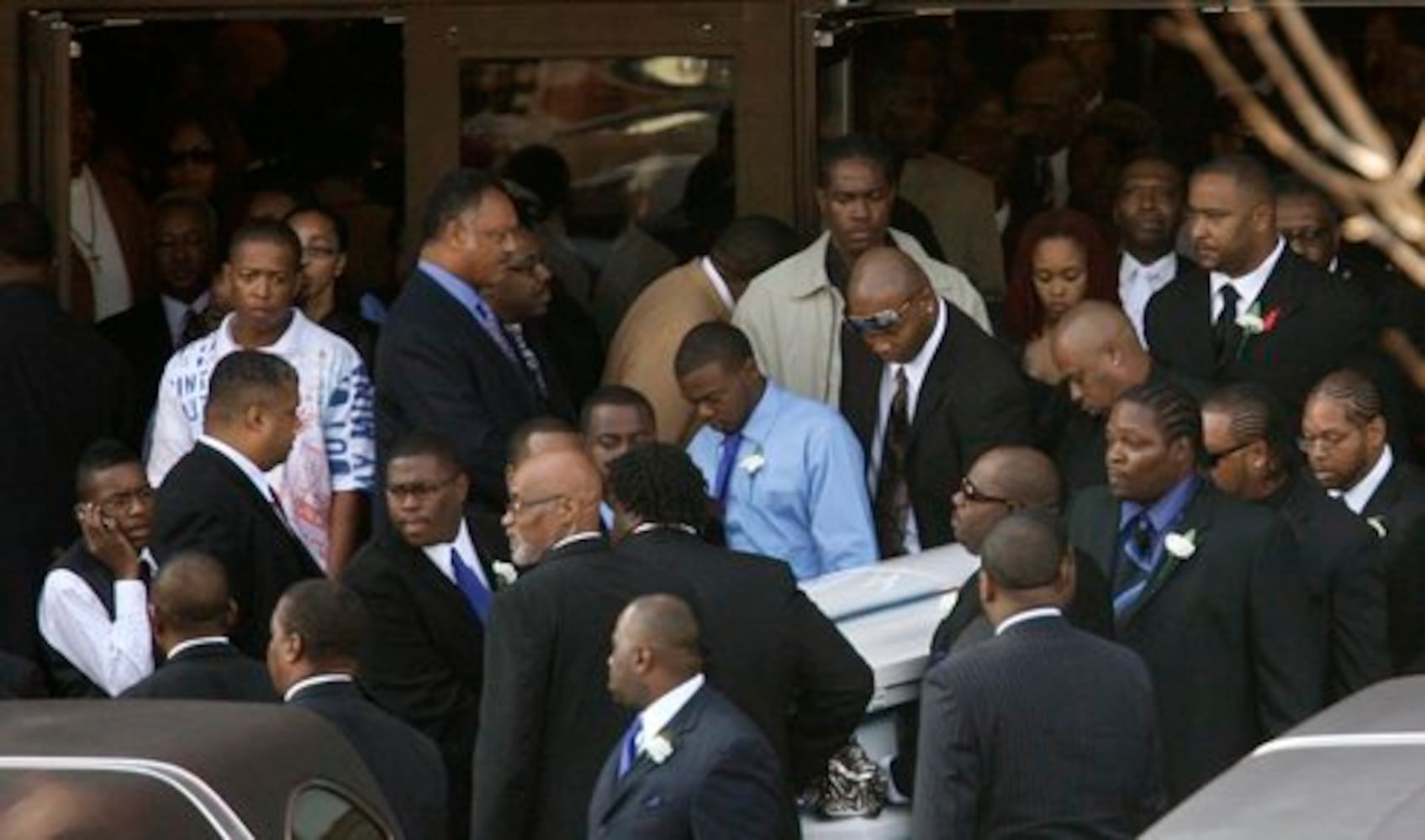 Funeral for Jennifer Hudson's family
