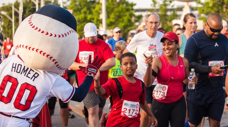 The Braves Country 5K happens June 11. (Photo by Joaquin Lara)