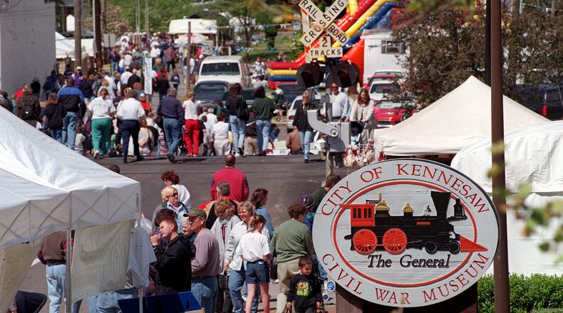 A Kennesaw street festival. AJC file