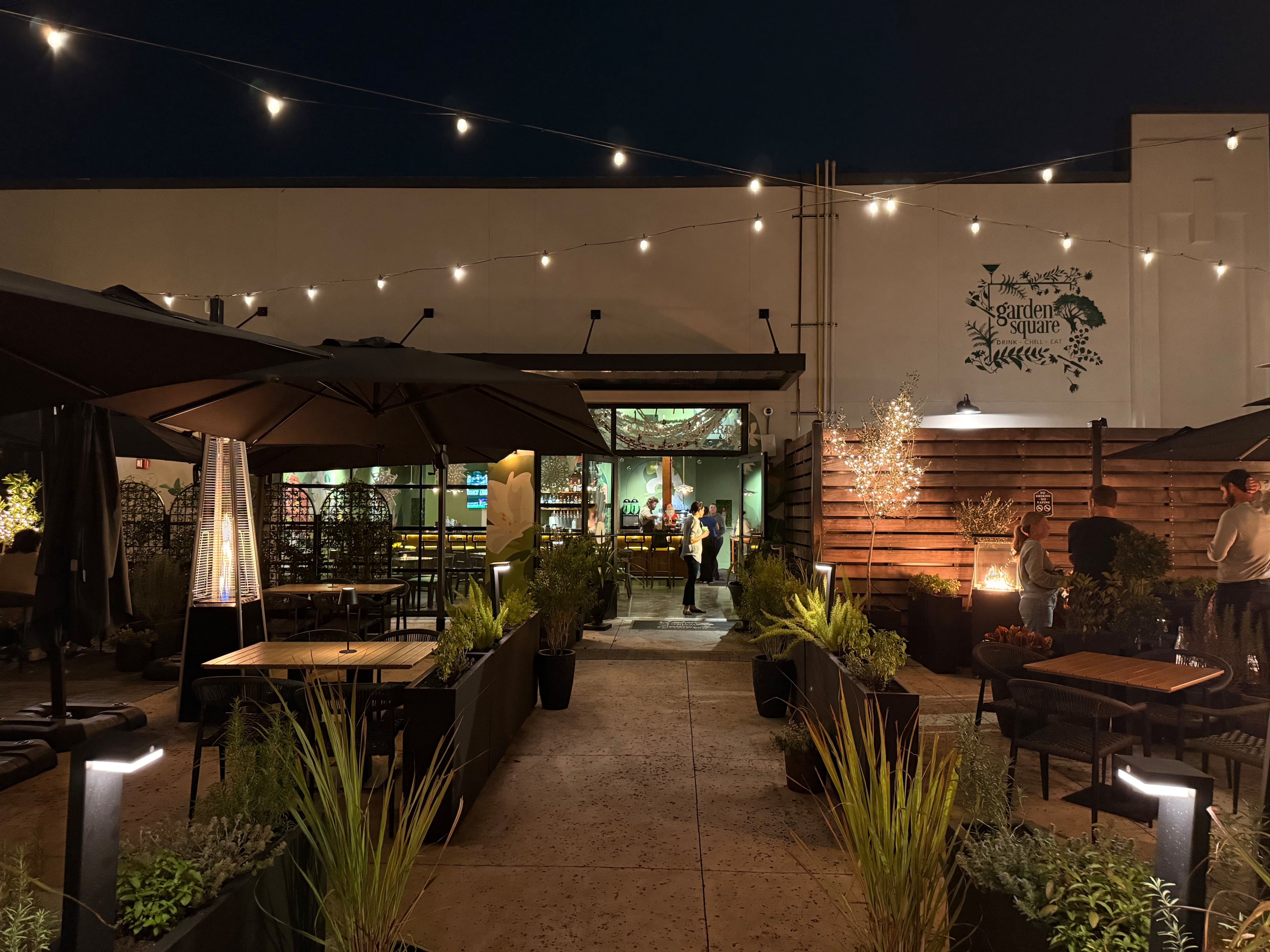 The bar and restaurant Garden Square opened in October in Savannah's Starland neighborhood. (Photo courtesy of Garden Square)