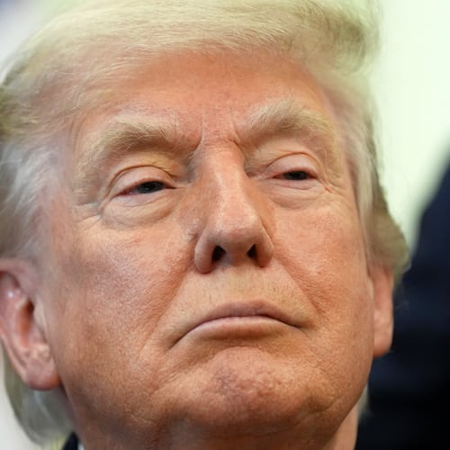 President Donald Trump is pictured during an event where he signs a proclamation about the fishing industry, in the Oval Office of the White House, Thursday, June 11, 2026, in Washington. (AP Photo/Jacquelyn Martin)