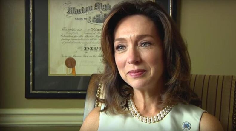 Former Columbus Mayor Teresa Tomlinson filed exploratory paperwork Friday to run for the U.S. Senate in 2020. She said, though, that “obviously I support Stacey” Abrams if she decides to challenge U.S. Sen. David Perdue. AJC file