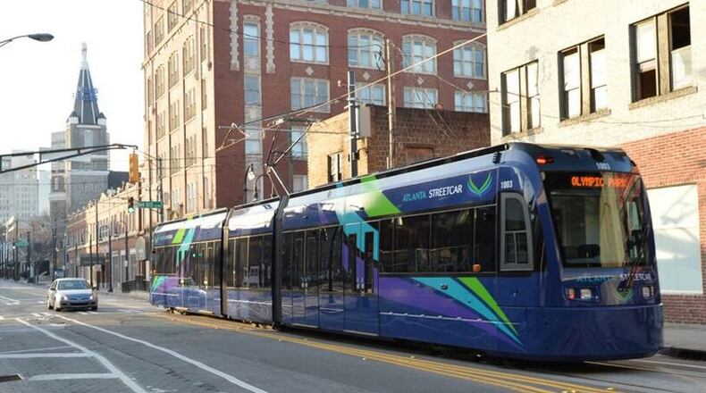 MARTA plans to expand the Atlanta Streetcar to Ponce City Market. (AJC file photo)
