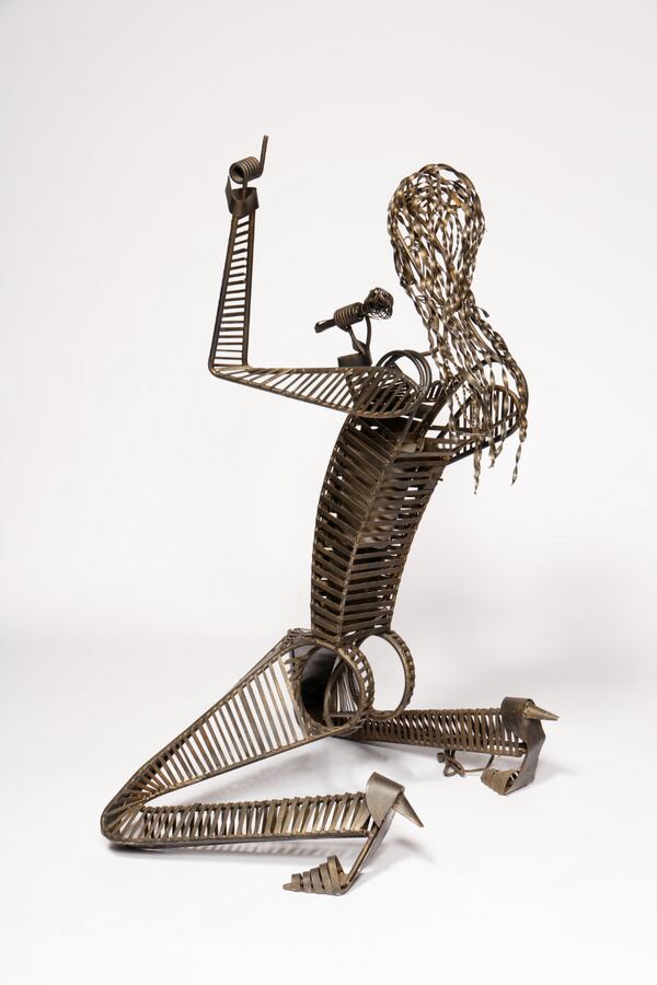 New works by Richard Dial, including "American Idol," are featured in an exhibition at Johnson Lowe Gallery continuing through Saturday, June 27. (Courtesy of Johnson Lowe Gallery)