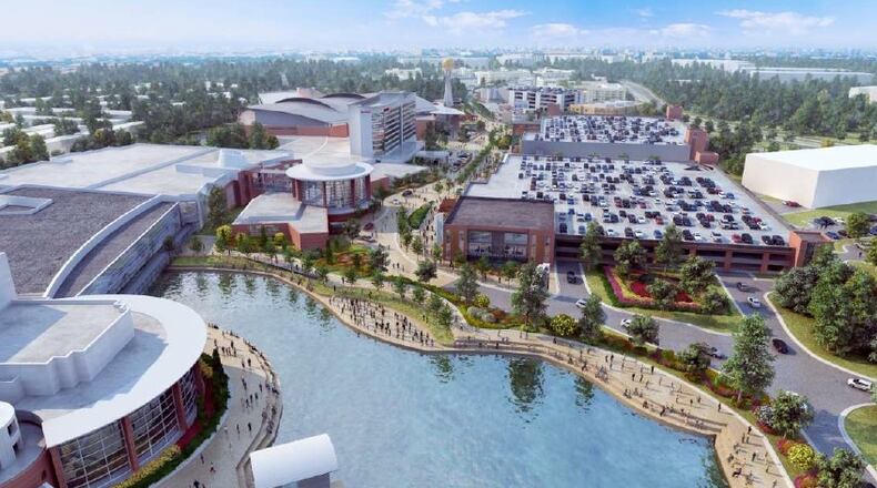 The Gwinnett Center Master Plan is part of the Sugarloaf CID plans. Courtesy Sugarloaf CID