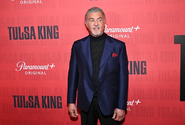 Sylvester Stallone attends the Paramount+ premiere for the third season of “Tulsa King”  at the Langham Hotel on Tuesday, Sept. 16, 2025, in New York. (Evan Agostini/Invision/AP)