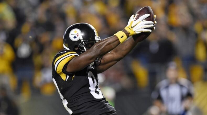 Pittsburgh Steelers receiver Antonio Brown.