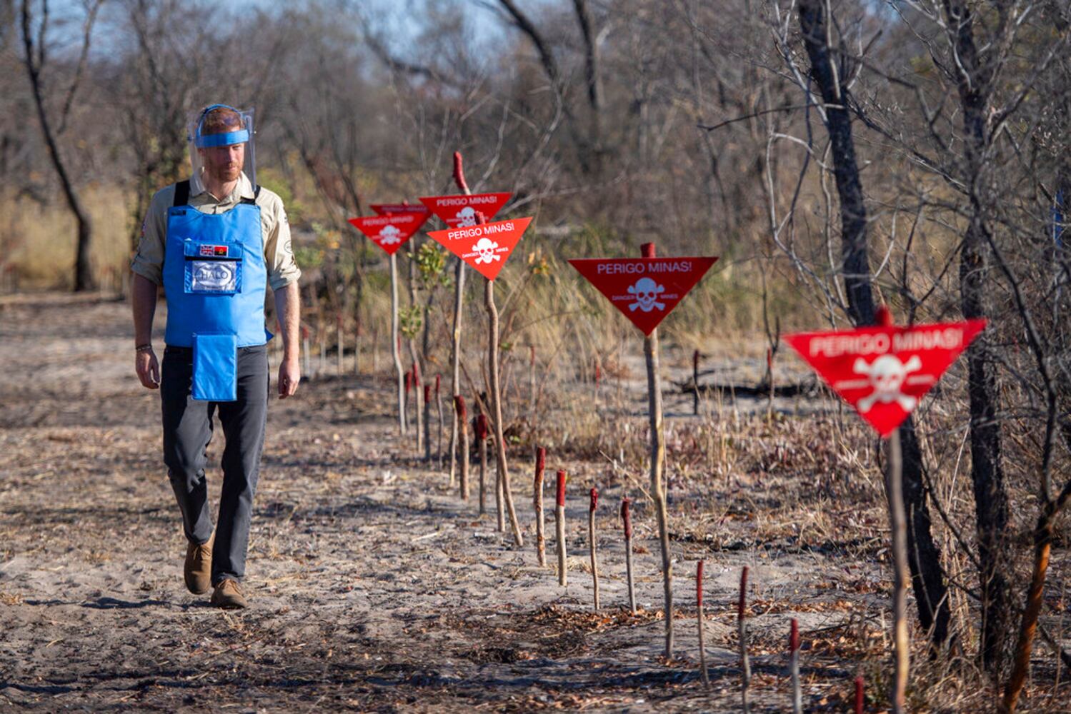 Photos: Prince Harry follows in Princess Diana's footsteps to rid world of landmines