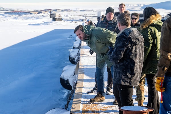 Vice President JD Vance tours the U.S. military's Pituffik Space Base in Greenland, Friday, March 28, 2025. (Jim Watson/Pool via AP)