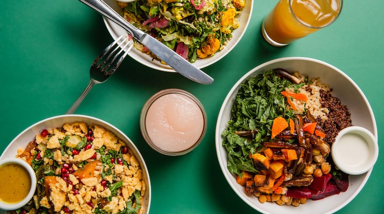 Bowls from the menu of Recess.