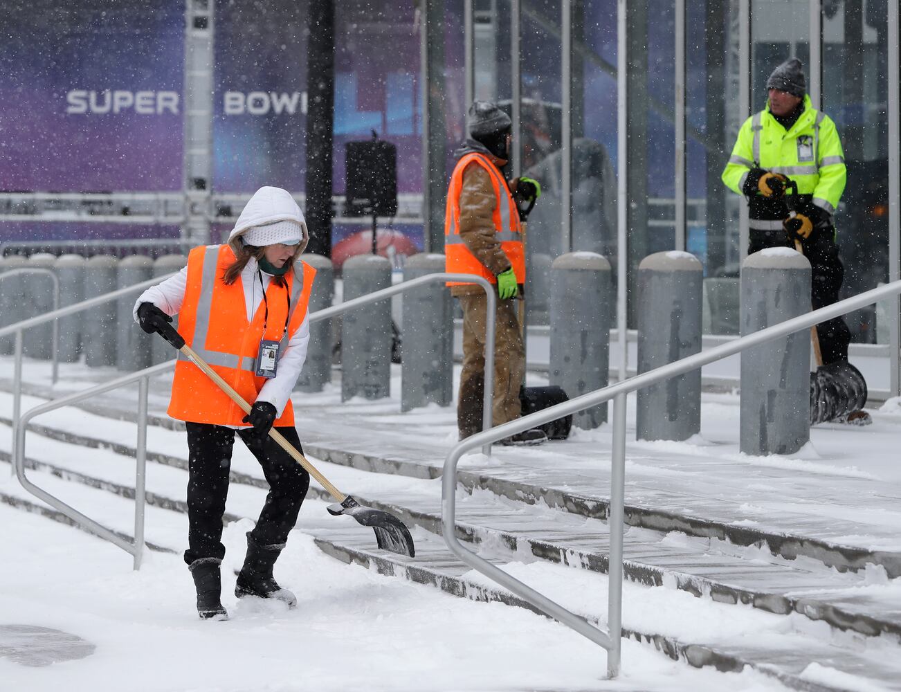 Photos: The scene at the Super Bowl
