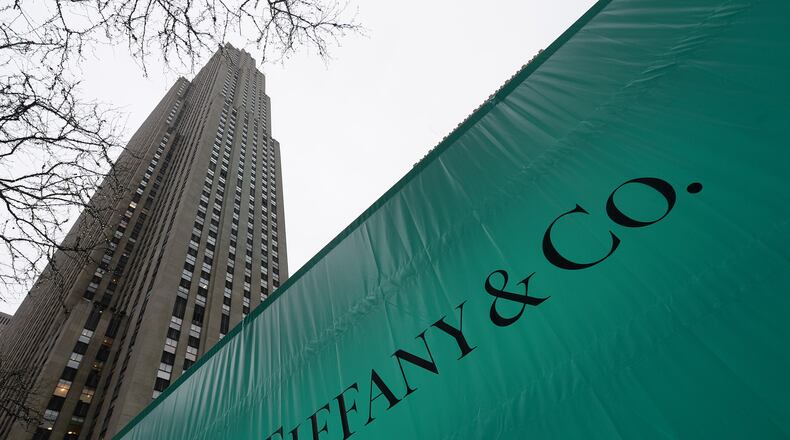 NEW YORK, NY - APRIL 18: A general view of the grandest Tiffany Blue Box ever created, constructed for the Blue Book Ball at Rockefeller Center on April 18, 2013 in New York City. (Photo by Andrew H. Walker/Getty Images for Tiffany & Co.)
