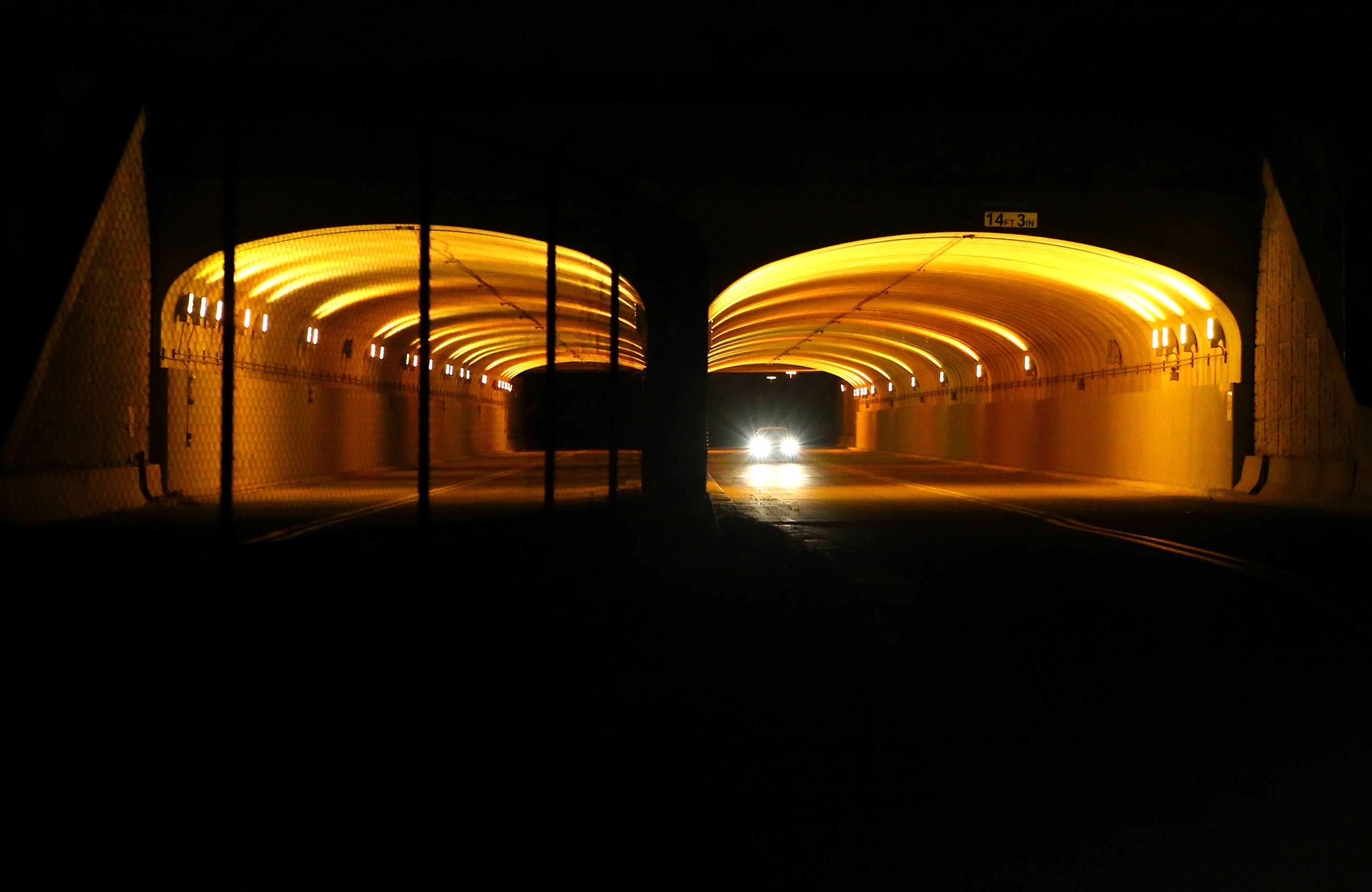 The dual tunnel beneath the fifth runway at Hartsfield-Jackson Atlanta International Airport on Monday, Sept. 30, 2013, in Atlanta. CURTIS COMPTON /staff CCOMPTON@AJC.COM
