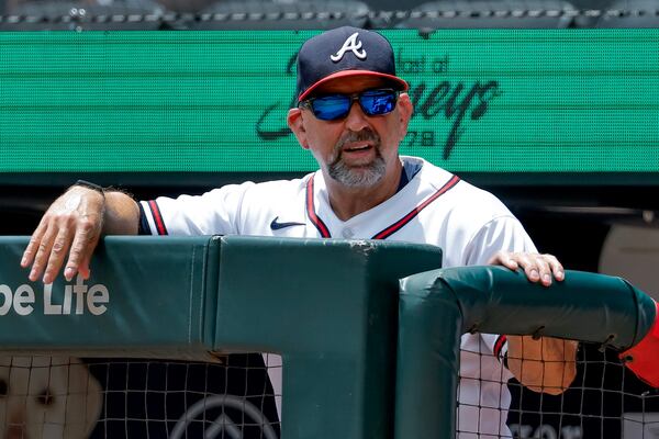 Braves manager Walt Weiss, trying to look several days into the future. (Erik S. Lesser/AP)