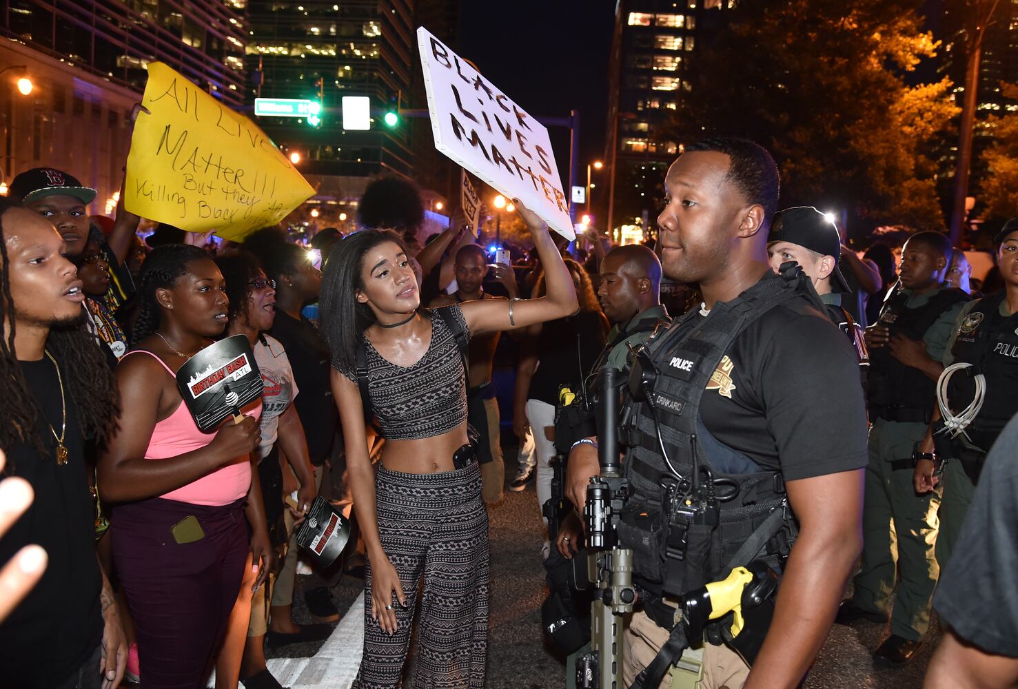 Friday demonstrations in Atlanta