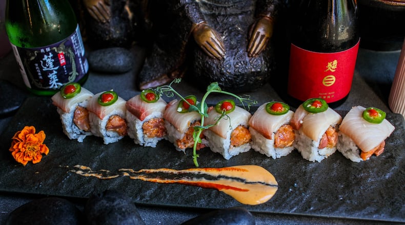 The Picasso roll is on the menu at Tenku Sushi Elevation, set to open in 2025 in the Avenue East Cobb development in Marietta. / Courtesy of Tenku Sushi Elevation