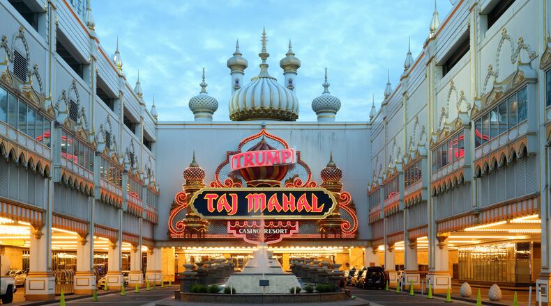 Trump Taj Mahal Casino and Hotel in Atlantic City.