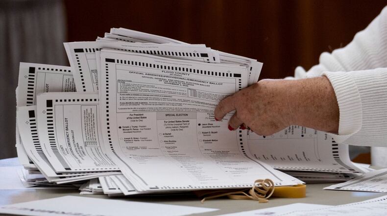 Clayton County officials to continue Tuesday recounting ballots from the Nov. 3 presidential election.