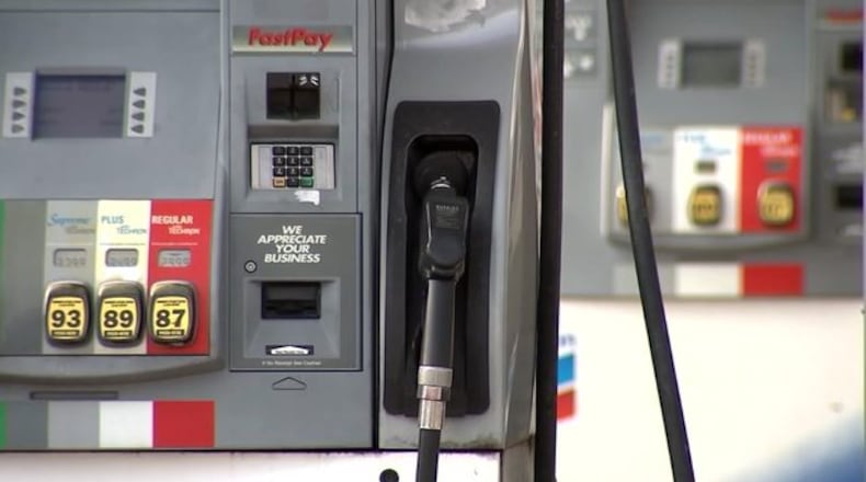 Police said Ridley was in the gas station store when someone drove away with his car.