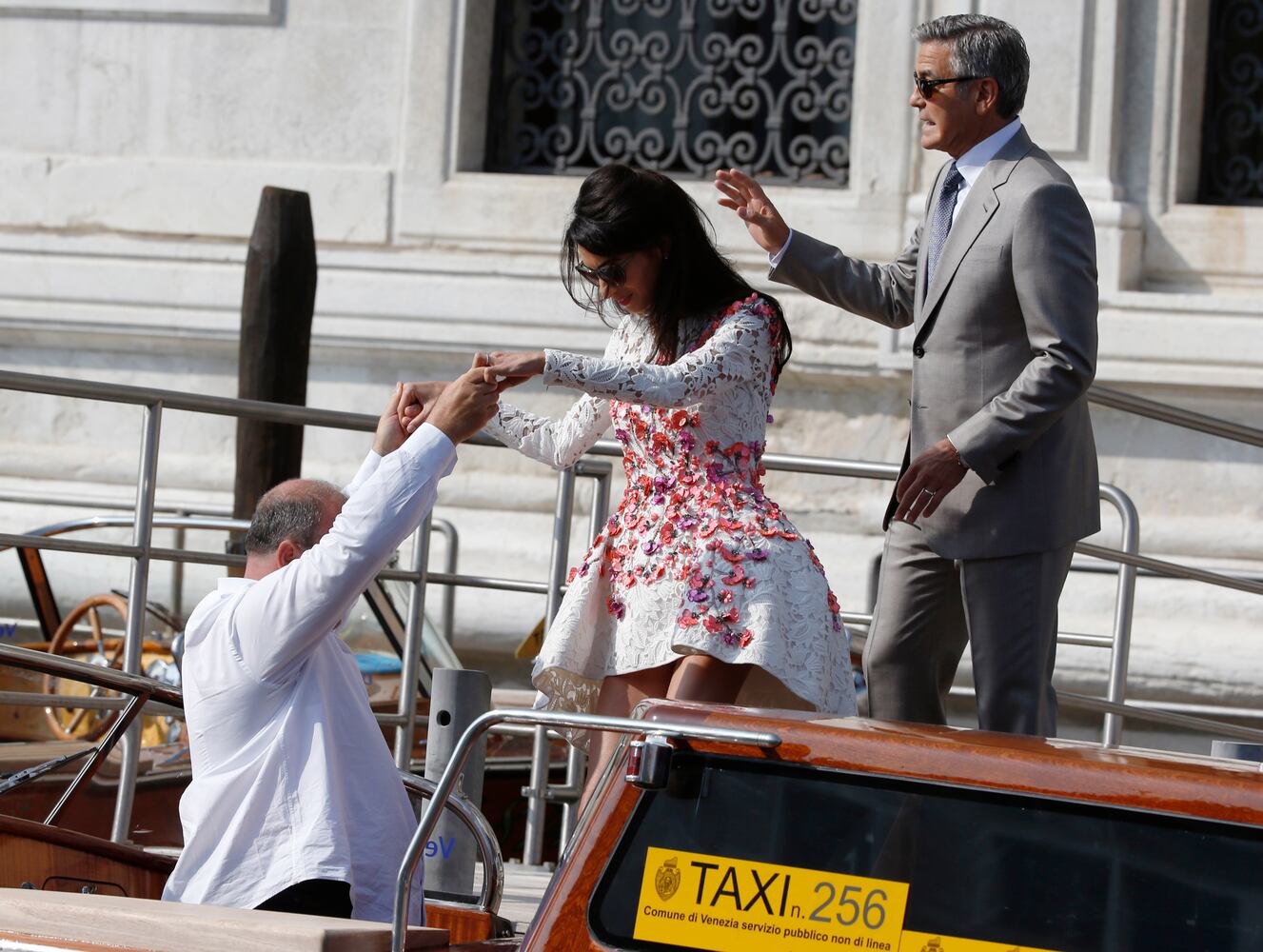 George Clooney and his wife Amal Alamuddin