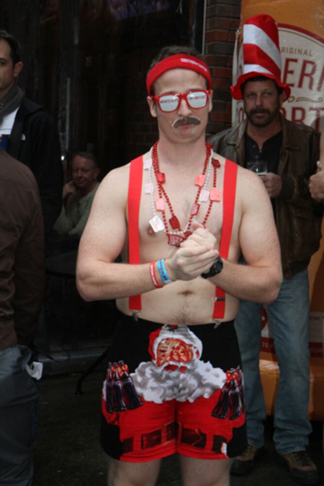 Santa Speedo Run