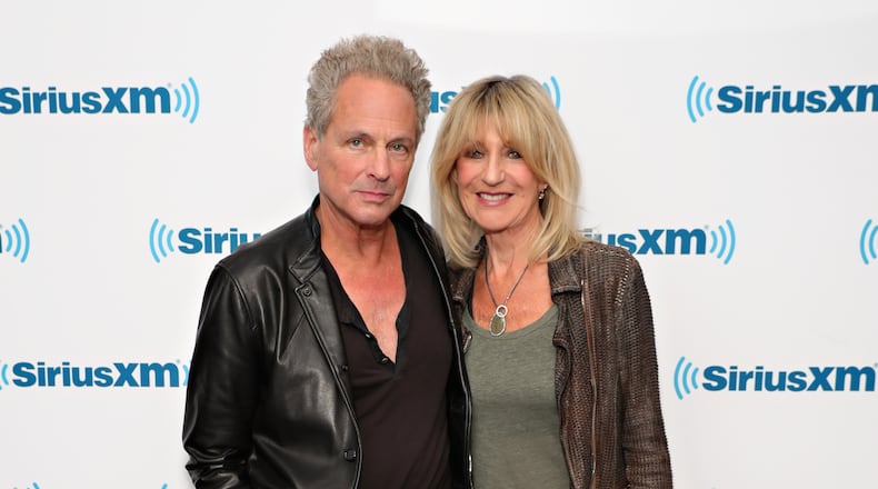 NEW YORK, NY - JUNE 09: Lindsey Buckingham and Christine McVie visit the SiriusXM Studio on June 9, 2017 in New York City. (Photo by Cindy Ord/Getty Images for SiriusXM)